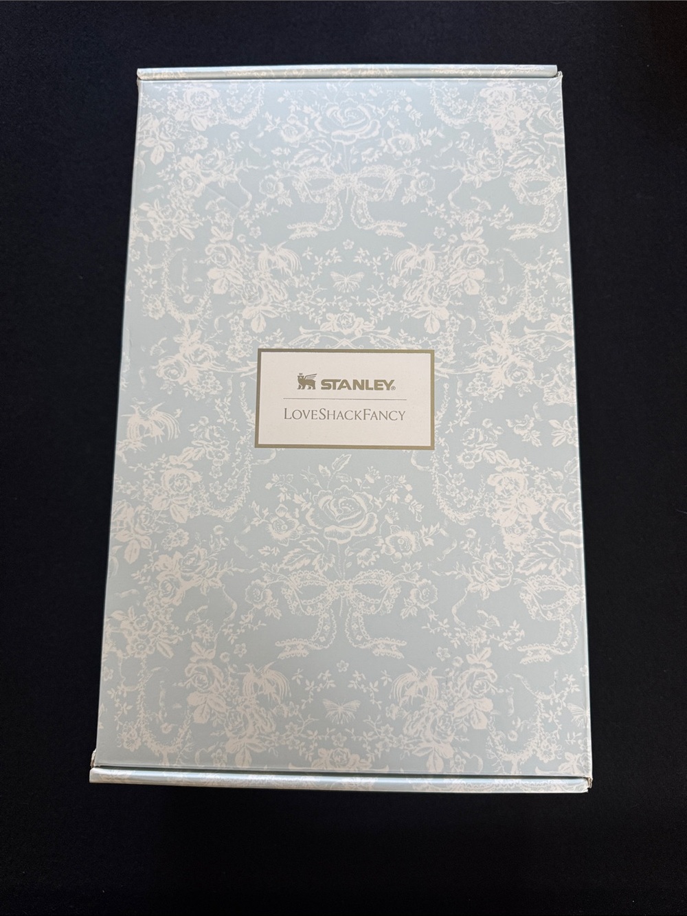 Stanley Light Blue and White Floral Gift BOX for 30oz Tumbler (EMPTY BOX)
